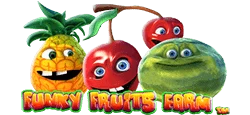 Funky Fruits Farm Slot title artwork
