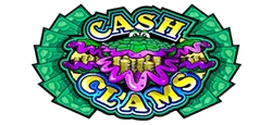 Cash Clams Slot title artwork