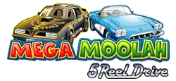 Mega Moolah 5 Reel Drive Slot title artwork