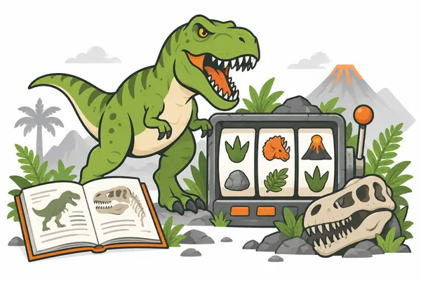 Dinosaurs Slots themed illustration