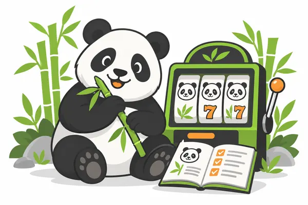 Panda Slots themed illustration