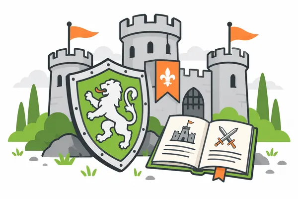 Medieval Slots themed illustration
