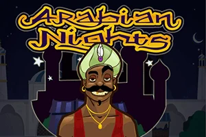 Arabian Nights Progressive Jackpot Slot title artwork
