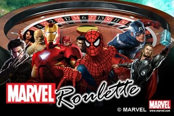 Marvel Roulette Progressive Jackpot title artwork