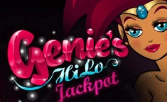 Genie's HiLo Progressive Jackpot title artwork