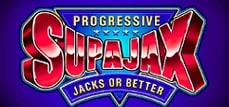 SupaJax Progressive Jackpot Video Poker title artwork