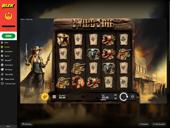 Rizk Casino 07.07.2025. Game 1 