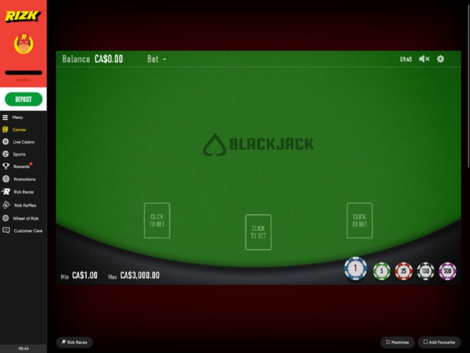 Rizk Casino 07.07.2025. Game 3 