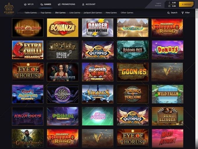 21 Casino 17.07.2023. Lobby 