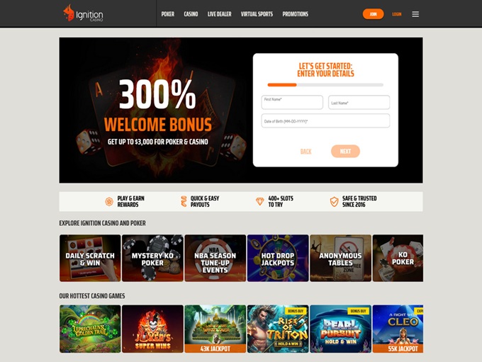 Ignition Casino 20.10.2025. Hp