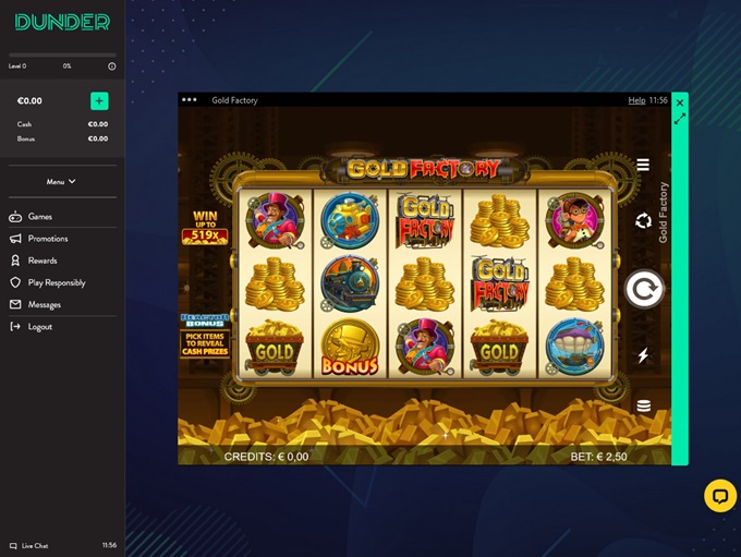 Dunder Casino 30.12.2024. Game2 