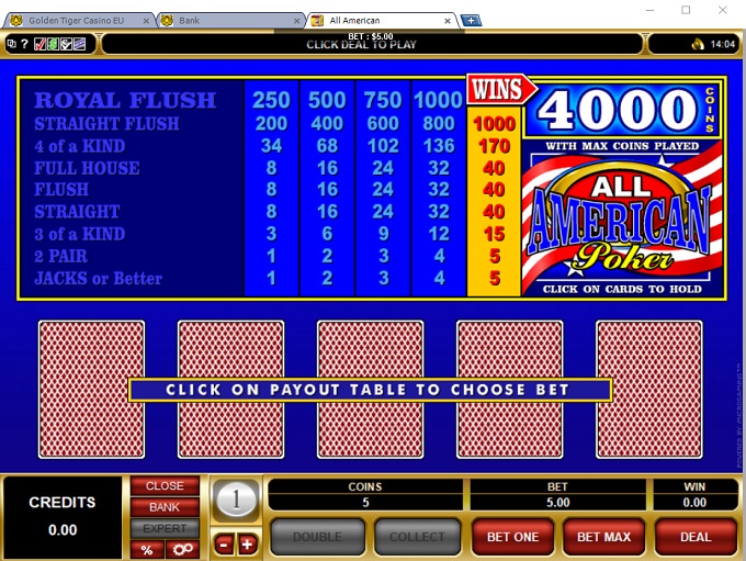 Golden Tiger Casino new game 3 