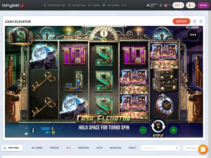 TonyBet Casino 31.05.2021. Game 1 