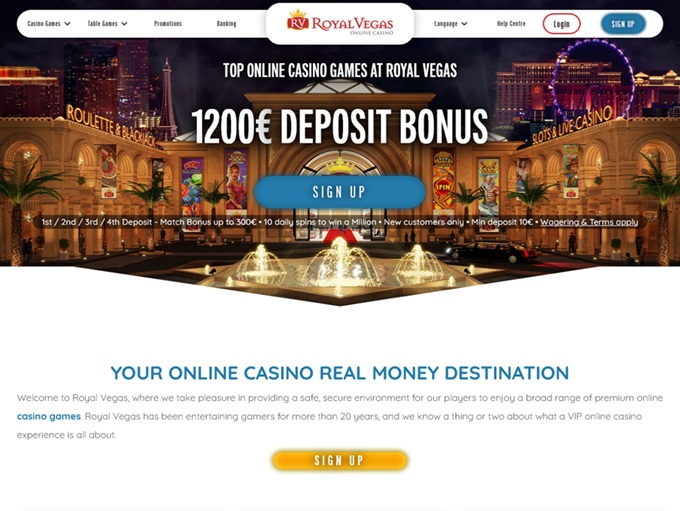 Royal Vegas Casino 20.01.2026. hp