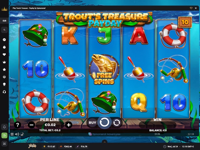 King Billy Casino 24.07.2024. Game2 