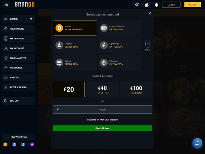 Casino Brango 31.10.2025. Bank 