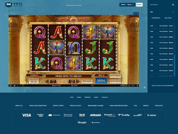 Yeti Casino 11.04.2023. Game1 