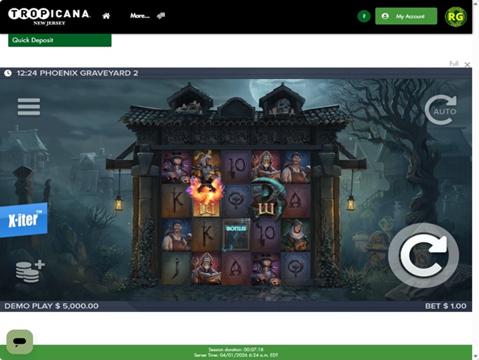 TropicanaCasino 01.04.2026. Game 1