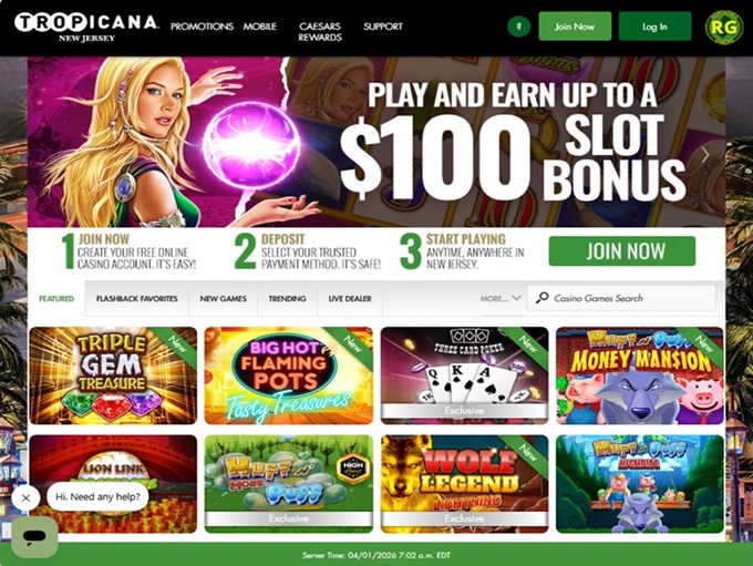 TropicanaCasino 01.04.2026. hp