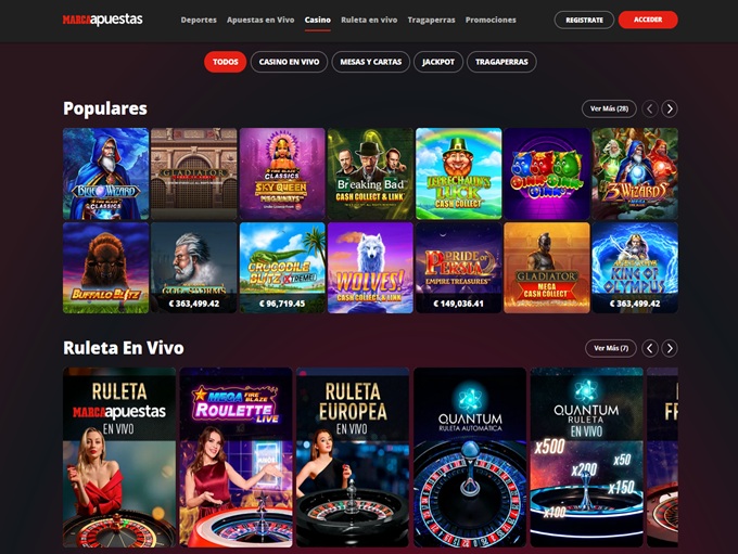 Marca Apuestas 29.04.2025. lobby 