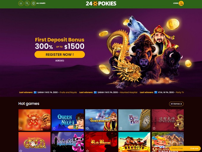 24Pokies New Hp 