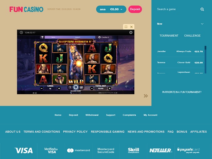 Fun Casino 23.03.2023. Game1 