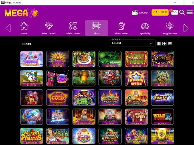Mega7's Casino 23.05.2022. lobby 