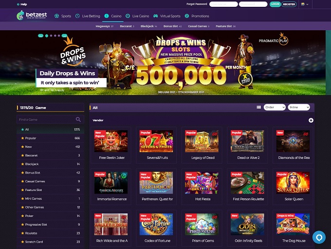 Betzest Casino 01.10.2021. Hp 