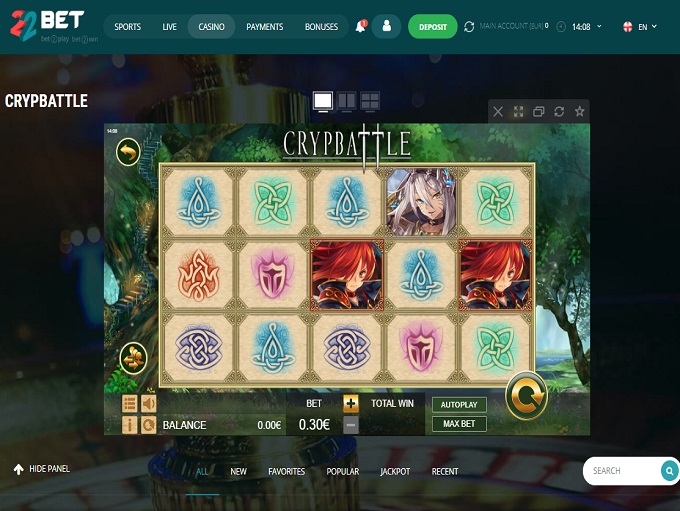 22Bet Casino New Game 1 