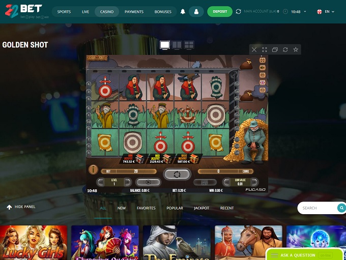 22Bet Casino New Game 2 