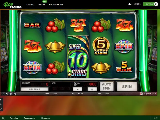 Roo Casino Games
