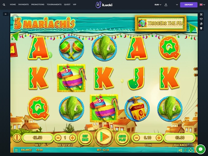 iLUCKI Casino new 10.02.2020 Game 1
