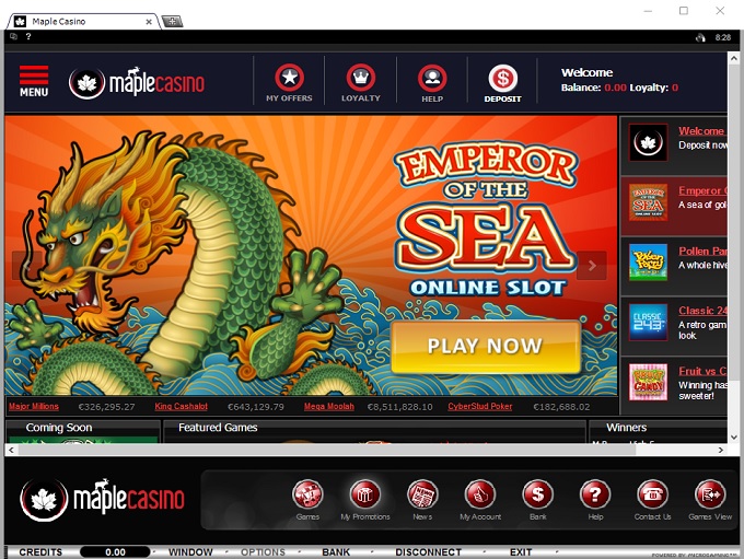 Maple Casino lobby new 
