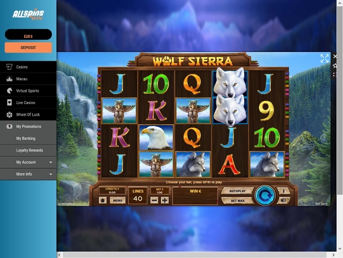 AllSpins Wins Game1 