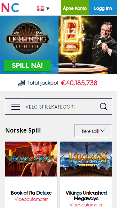 Norges Casino Mobile Home 