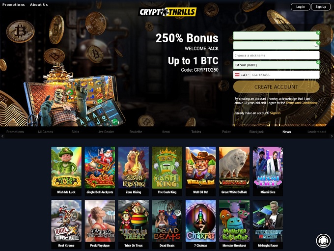 Crypto Thrills Casino 09.03.2022. Hp 