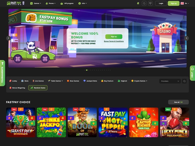 Fastpay Casino 25.04.2024. Hp