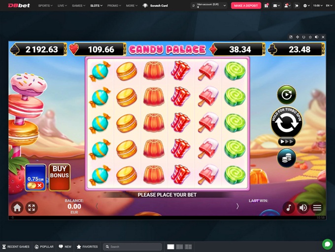 DBbet Casino 04.11.2025. Game2