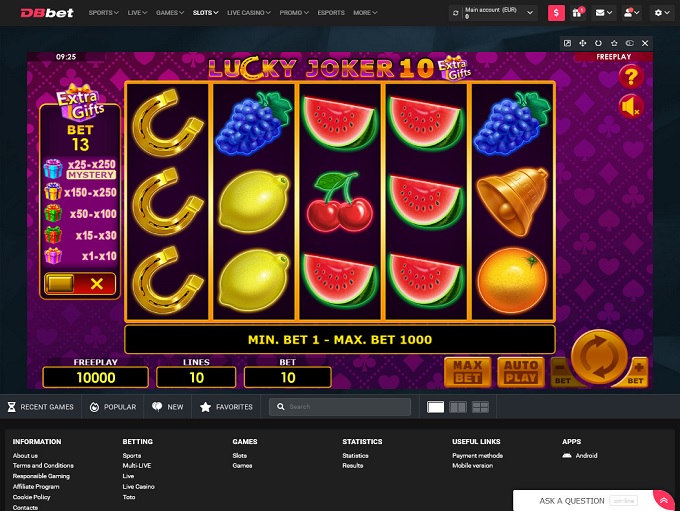 DoubleBet Casino 12.05.2023. Game1 