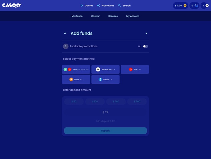 Casoo Casino 23.04.2024. Bank 