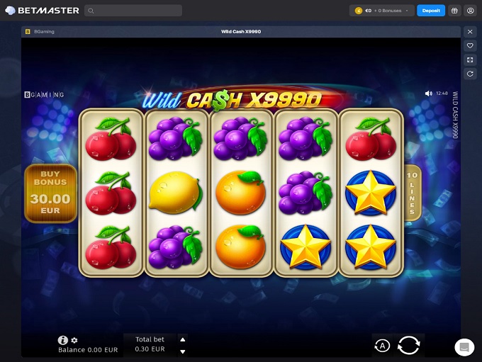 Betmaster Casino 06.06.2023. Game2 