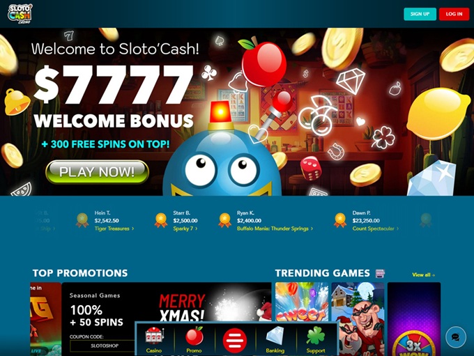 Sloto Cash Casino 19.12.2025. Hp