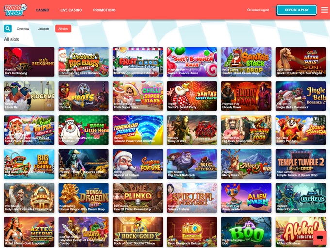 TurboVegas 09.12.2025. Lobby