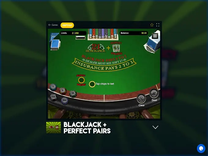 Yabby Casino Game Interface