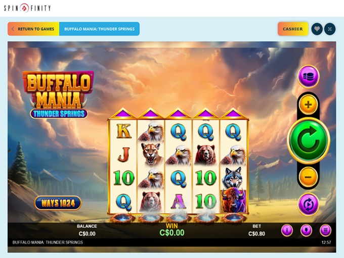 Spinfinity Casino 16.12.2025. Game1