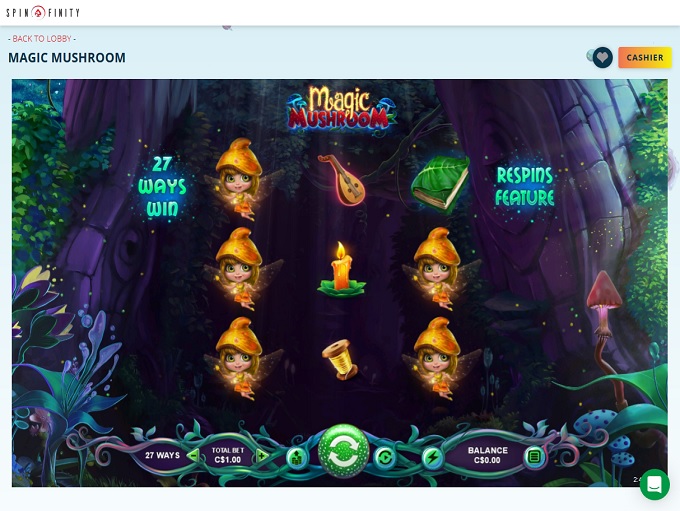 Spinfinity Casino Game 1 