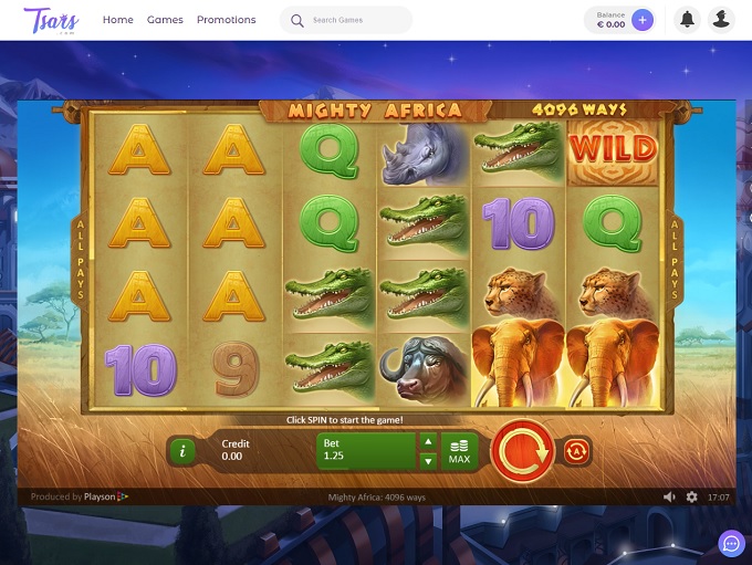 Tsars Casino GAme 2 