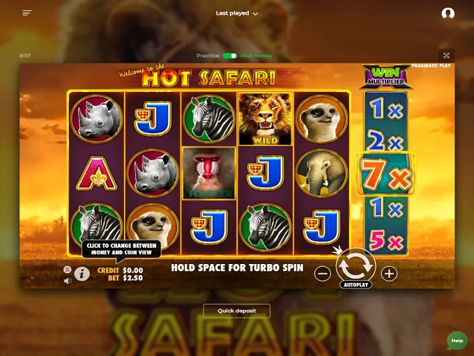OzCasino Game 1