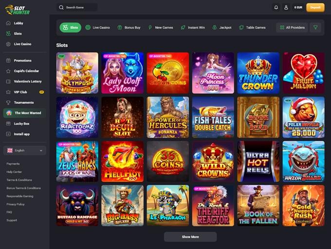 Slot Hunter 18.02.2026. lobby