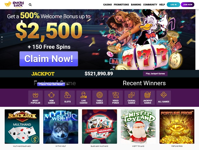 DuckyLuck Casino 31.01.2022. Hp 